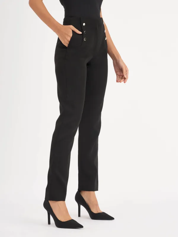 Adamant Embellished Slim Pants - Black sold by Salt Attire