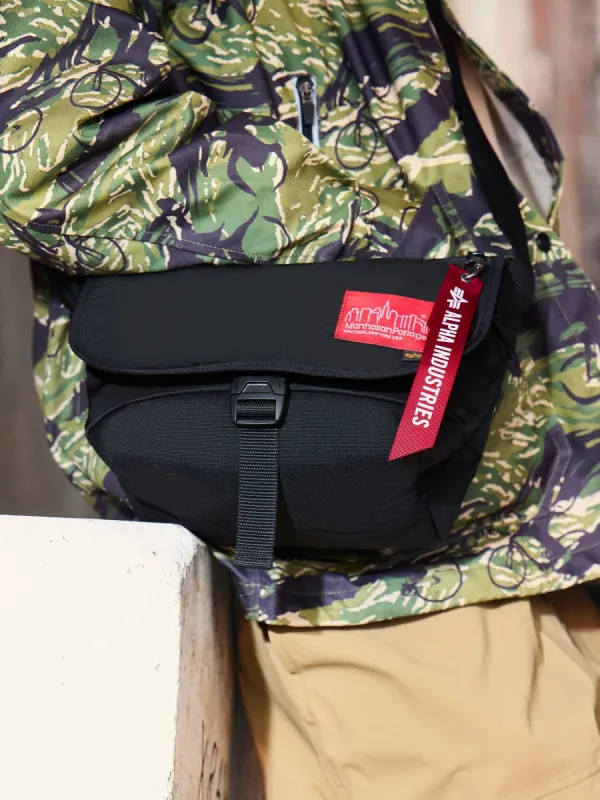 ALPHA X MANHATTAN PORTAGE NYLON MESSENGER BAG SM sold by Alpha Industries