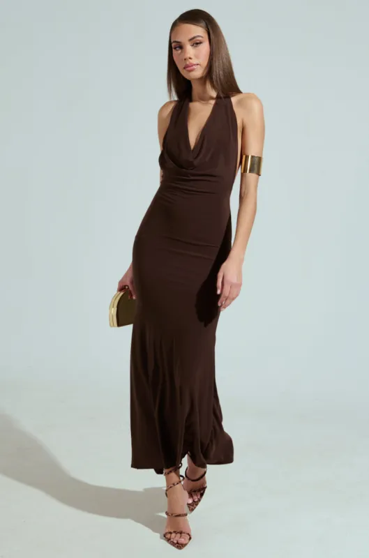 DRIP DRIP SLINKY MAXI DRESS sold by AKIRA