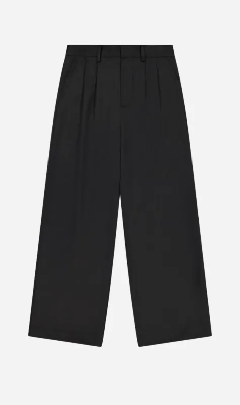Rebe | Double Pleated Trouser - Black sold by Sister & Co