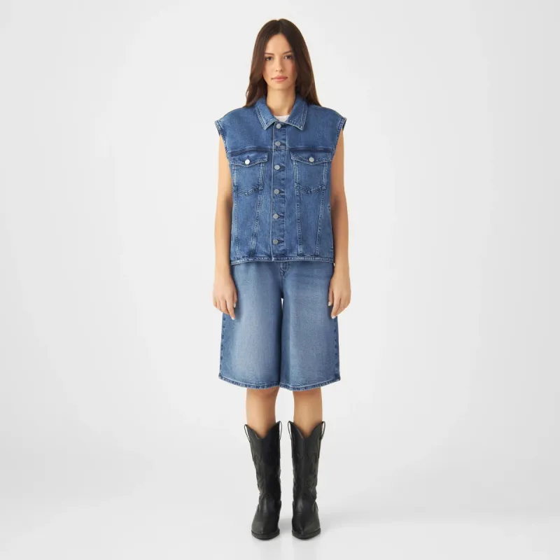 Lunar Minimal Stretch Biker Vest Medium Blue sold by Ivalo.com