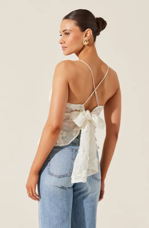 Everli Floral Appliqué Camisole Top sold by Astr