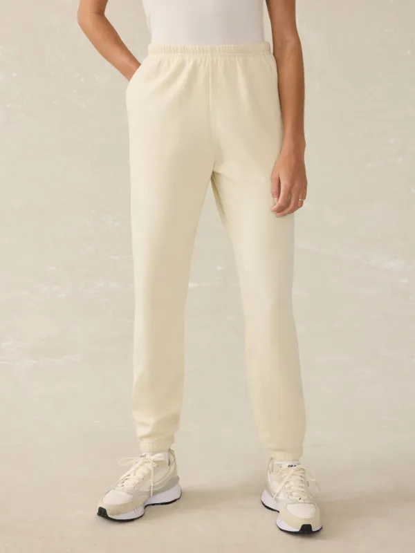 High Standard Fleece Sweatpant - Lemon Sorbet sold by Faherty