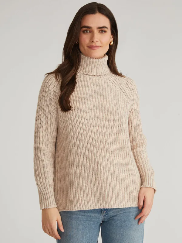 Stella: Shaker Stitch Turtleneck Sweater sold by 525 America