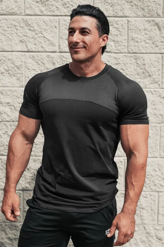 Core Mesh Workout T-Shirt 2.0 - Black sold by Jed North