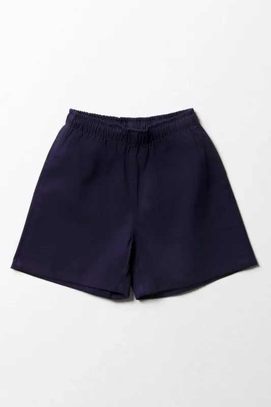 Unisex School Sports Shorts Navy sold by Ackermas