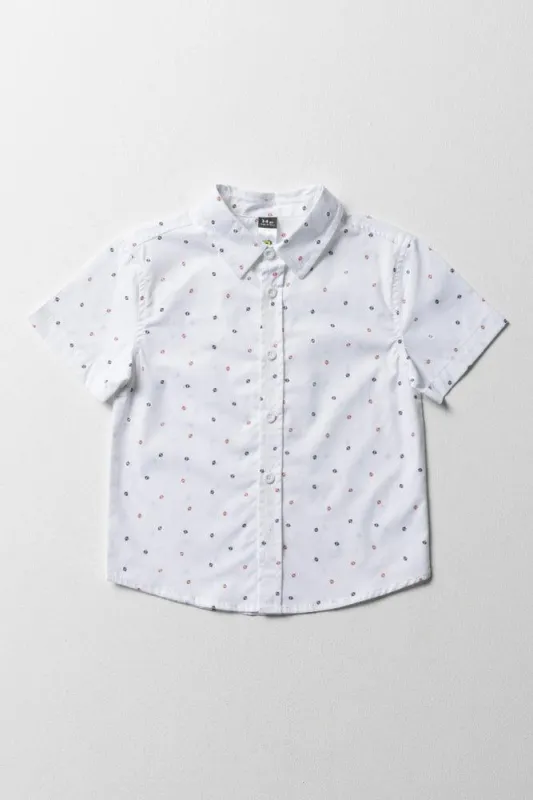 Short Sleeve Shirt White sold by Ackermas