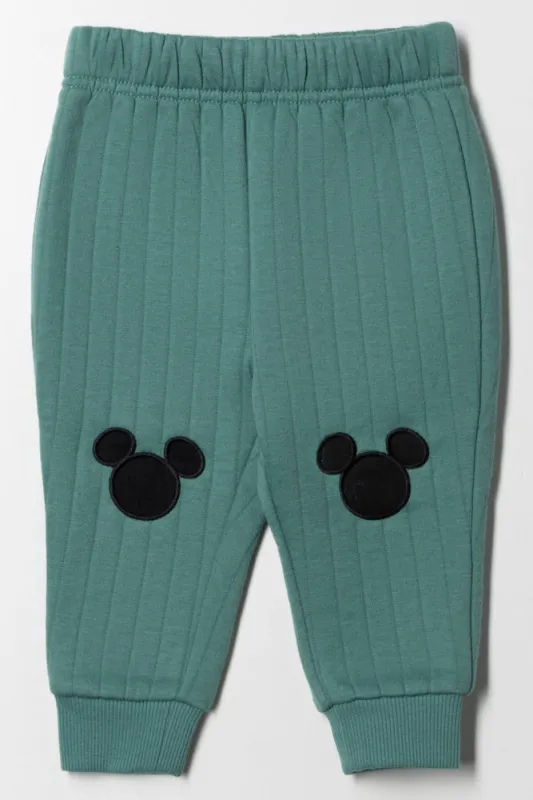 Mickey Mouse Trackpants Green sold by Ackermas