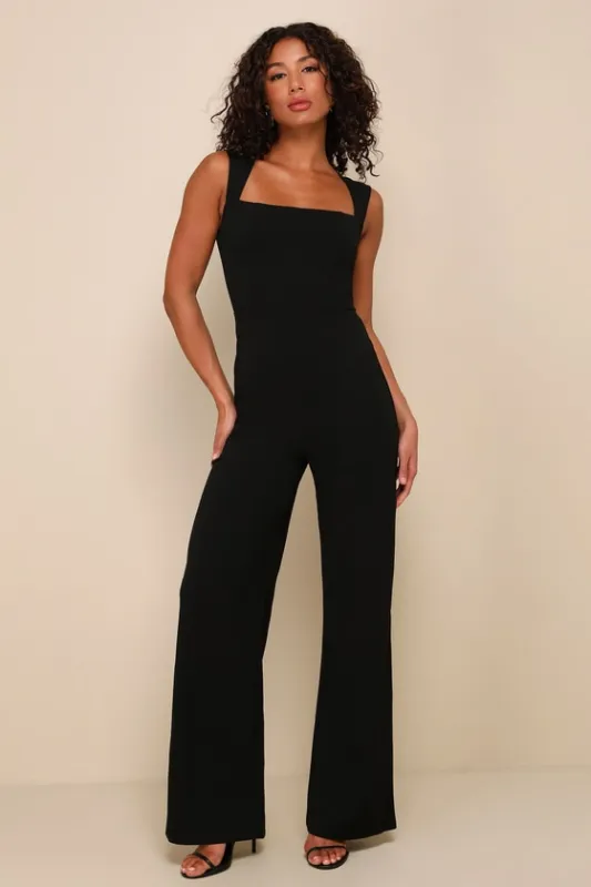 Enticing Endeavors Black Jumpsuit sold by Lulus
