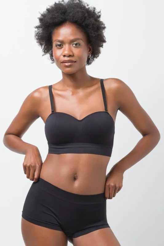 Bonded Bralette Black sold by Ackermas