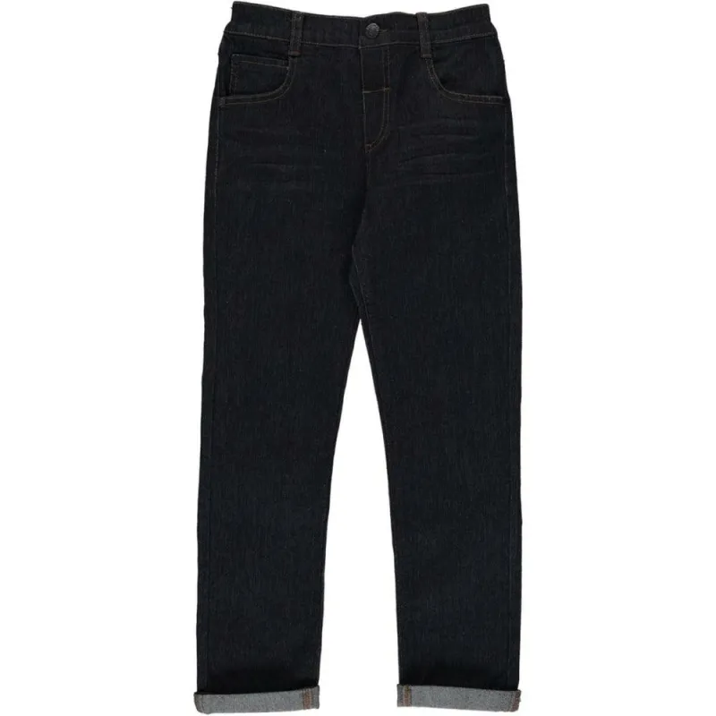 Skinny Denim Jeans Dark Blue sold by Ackermas