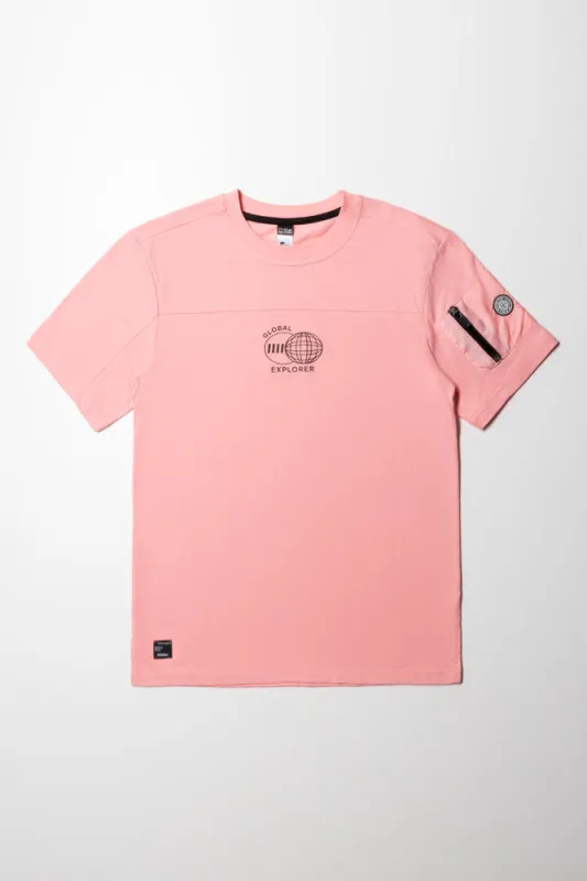 Styled Tee S Mid Pink sold by Ackermas