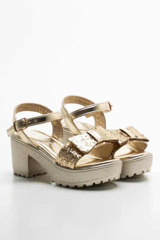 Platform Heel Gold sold by Ackermas