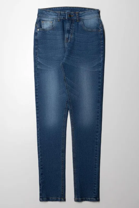 Skinny Denim Jeans Blue sold by Ackermas