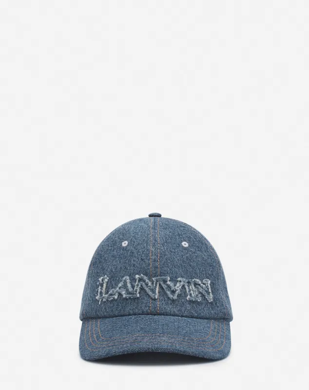 LANVIN CAP IN DENIM sold by Lanvin