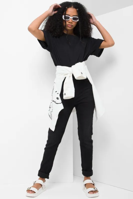 5 Pocket Skinny Denim Jeans Black sold by Ackermas