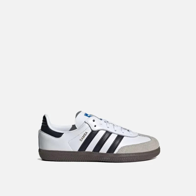 SAMBA OG (PS) - RUNNING WHITE / CORE BLACK / GRANITE sold by Lapstone & Hammer