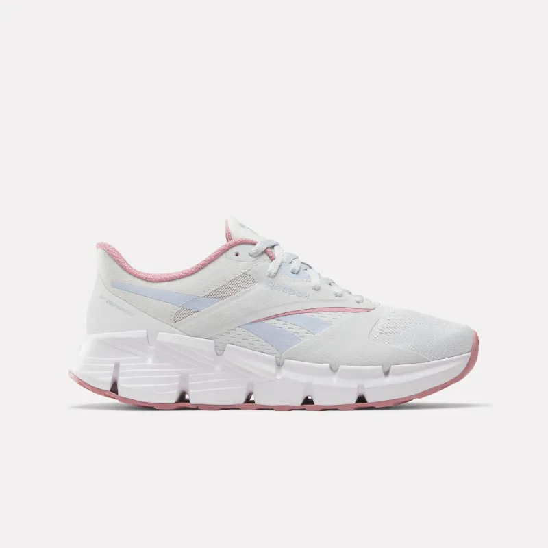 Reebok Footwear Women Zig Dynamica 5 Shoes MOON/WHITE/DUSTYROSE sold by Reebok