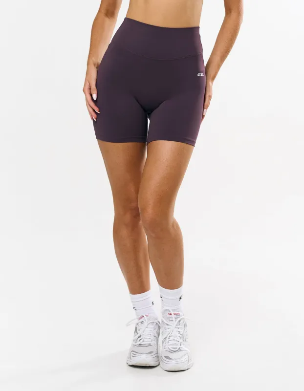 Midi Bike Shorts Airlyte - Plum sold by Stax