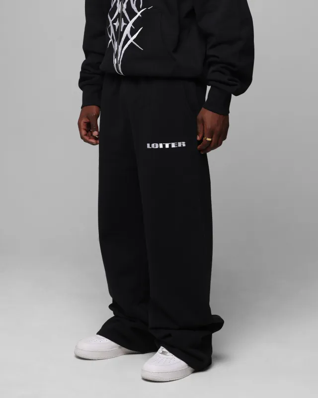 Loiter Blood Born Track Pants Black sold by Culture Kings