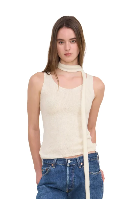 Samantha Top in Cream sold by Urban Sophistication