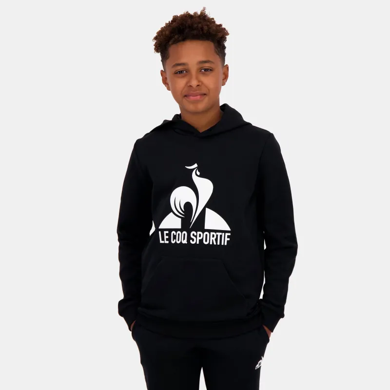 2422588-ESS Hoody N°3 Enfant black | Sweat à capuche Enfant sold by Le Coq Sportif