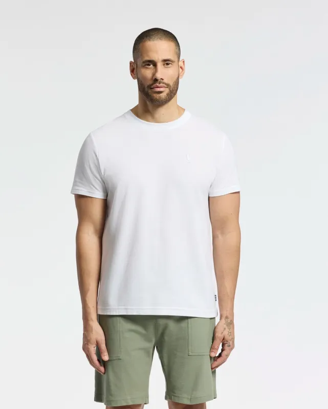 MENS TAYLOR PIQUE TEE - B6U579F200 sold by Psycho Bunny