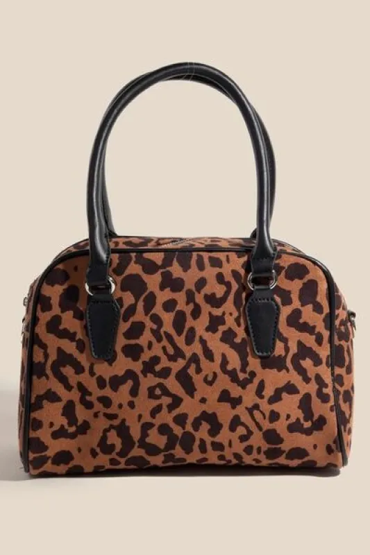 Fame Faux Leather Handle Boxy Handbag sold by Charming Charlie