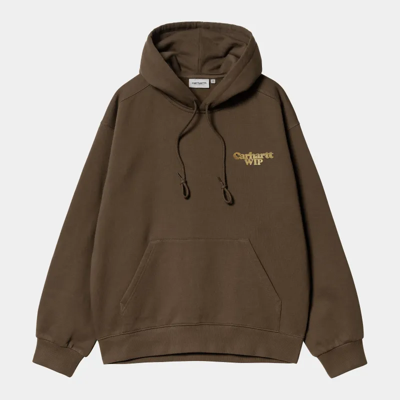 Carhartt WIP Mens Charm Link Hoodie - Liberica / Gold Stone Washed sold by The Foot Factory