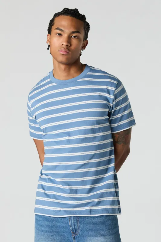 T-shirt rayé ras du cou sold by Urban Planet
