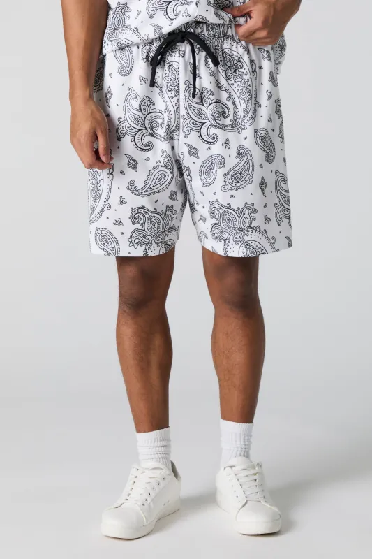Short Active en filet imprimé sold by Urban Planet