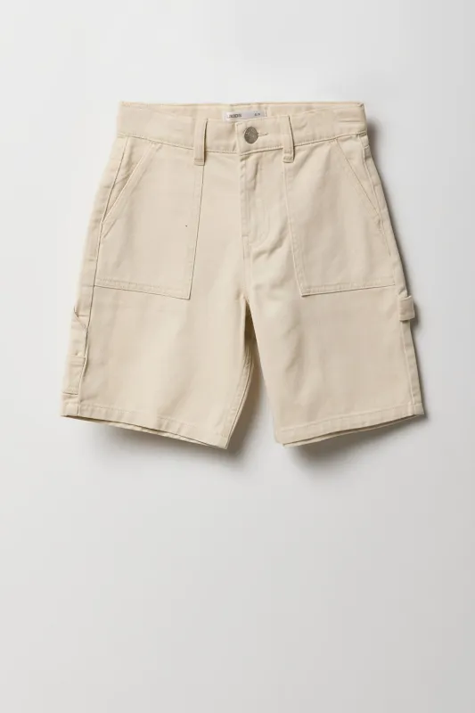 Jort de style menuisier ample en jean pour fille sold by Urban Planet