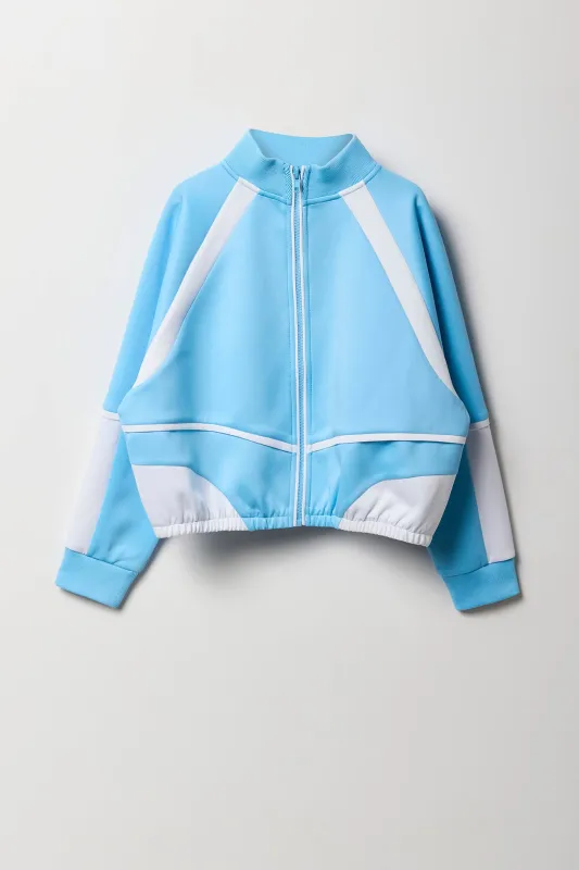 Girls Active Colourblock Zip-Up Jacket sold by Urban Planet