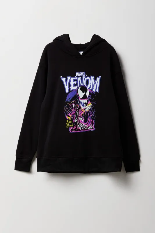 Boys Venom Graphic Fleece Hoodie sold by Urban Planet
