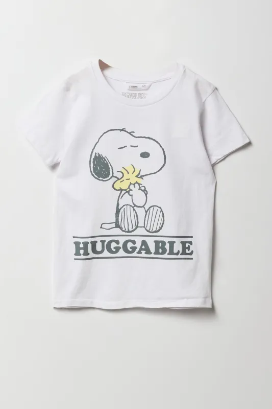 T-shirt à imprimé Snoopy Huggable pour fille sold by Urban Planet
