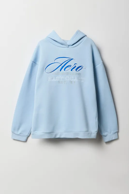 Girls Aero East Coast Embroidered Fleece Hoodie sold by Urban Planet