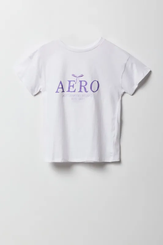 T-shirt avec motif brodé Aero boucle pour fille sold by Urban Planet