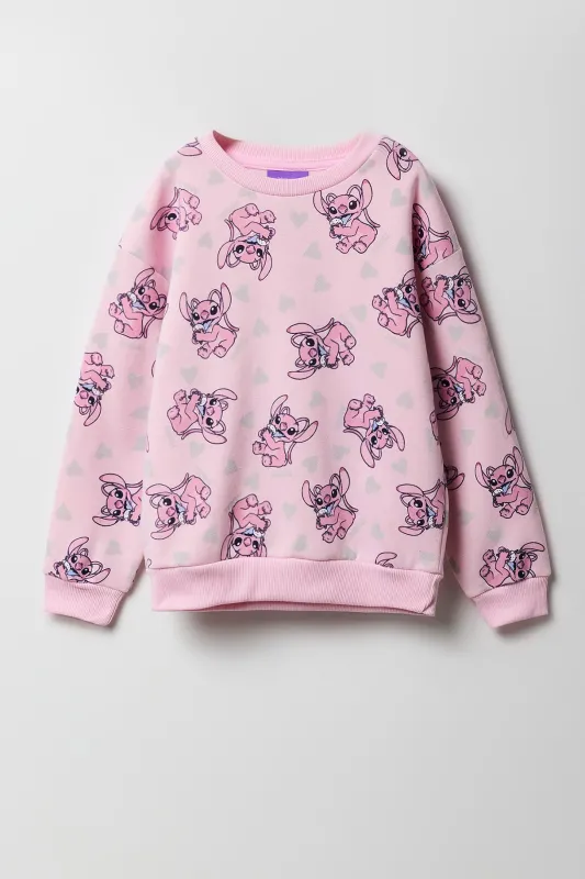 Chandail en molleton à imprimé Angel pour fille sold by Urban Planet