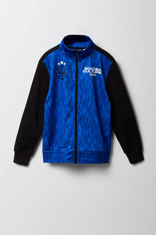 Boys Football Club Colourblock Zip-Up Jacket sold by Urban Planet