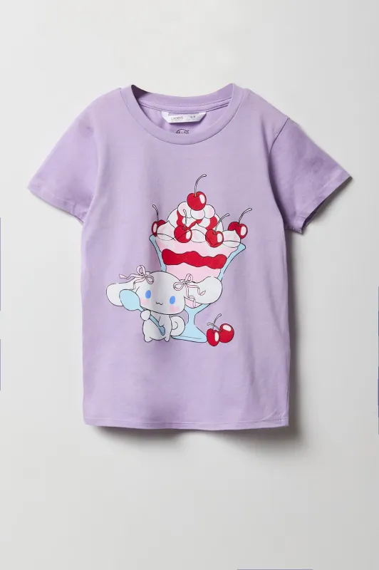 T-shirt à imprimé Cinnamoroll Sundae pour fille sold by Urban Planet