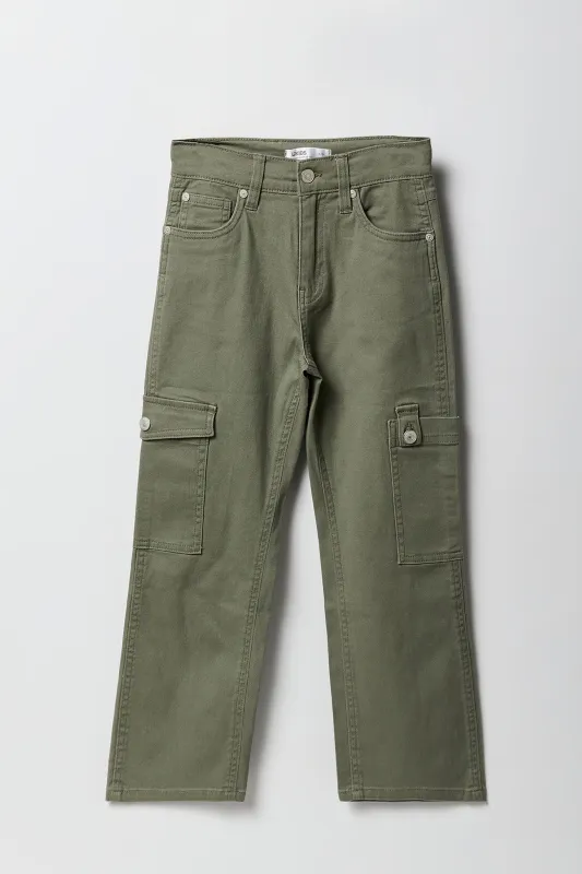 Pantalon cargo à jambe droite pour fille sold by Urban Planet