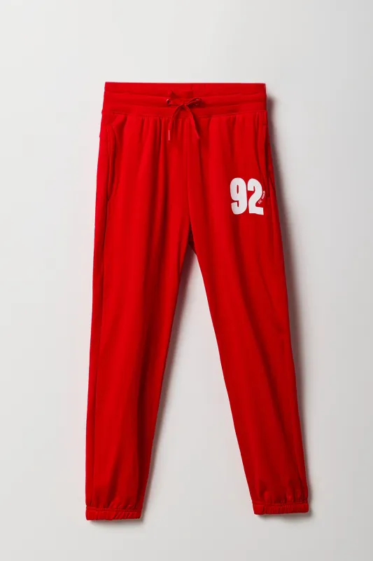Girls Active City Graphic Soft Fleece Jogger sold by Urban Planet