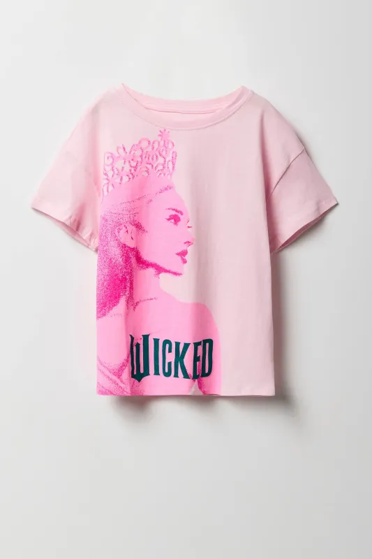 Girls Rhinestone Wicked Graphic T-Shirt sold by Urban Planet