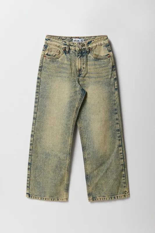 Girls Wide Leg Jean sold by Urban Planet