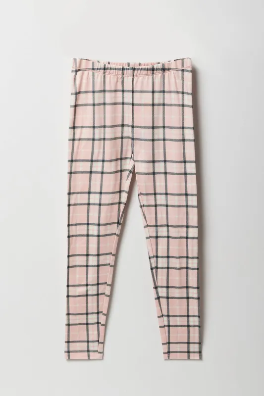Girls Christmas Print Soft Fleece Legging sold by Urban Planet