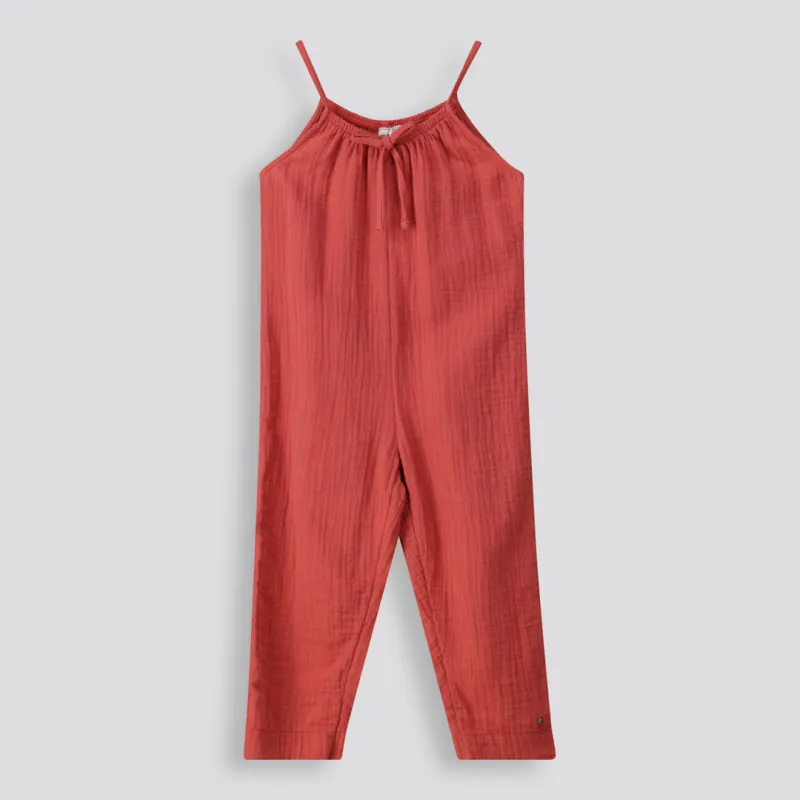 Girls Jumpsuit _ 153404 _ Brick sold by Refinery