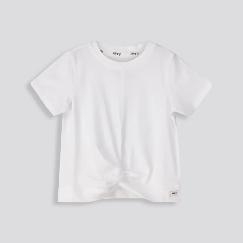 Girls Fashion Tee _ 153484 _ Optic White sold by Refinery