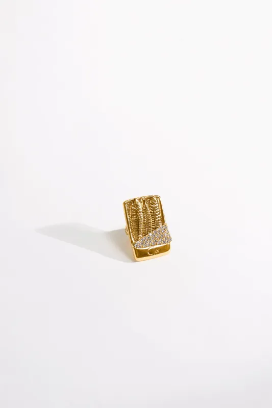 LOCKETS LOADED RING GOLD sold by Camilla