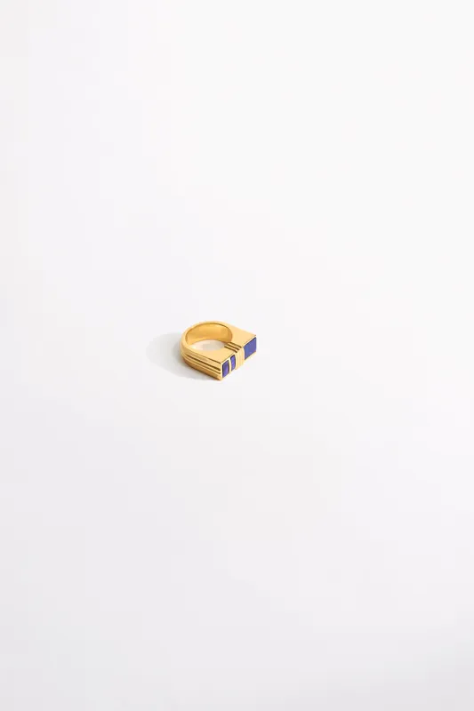 ARTISAN ARTILLERY BAR RING GOLD sold by Camilla