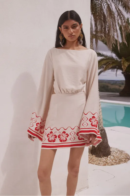 ISLA MINI DRESS - ISLA PRINT sold by Runaway The Label